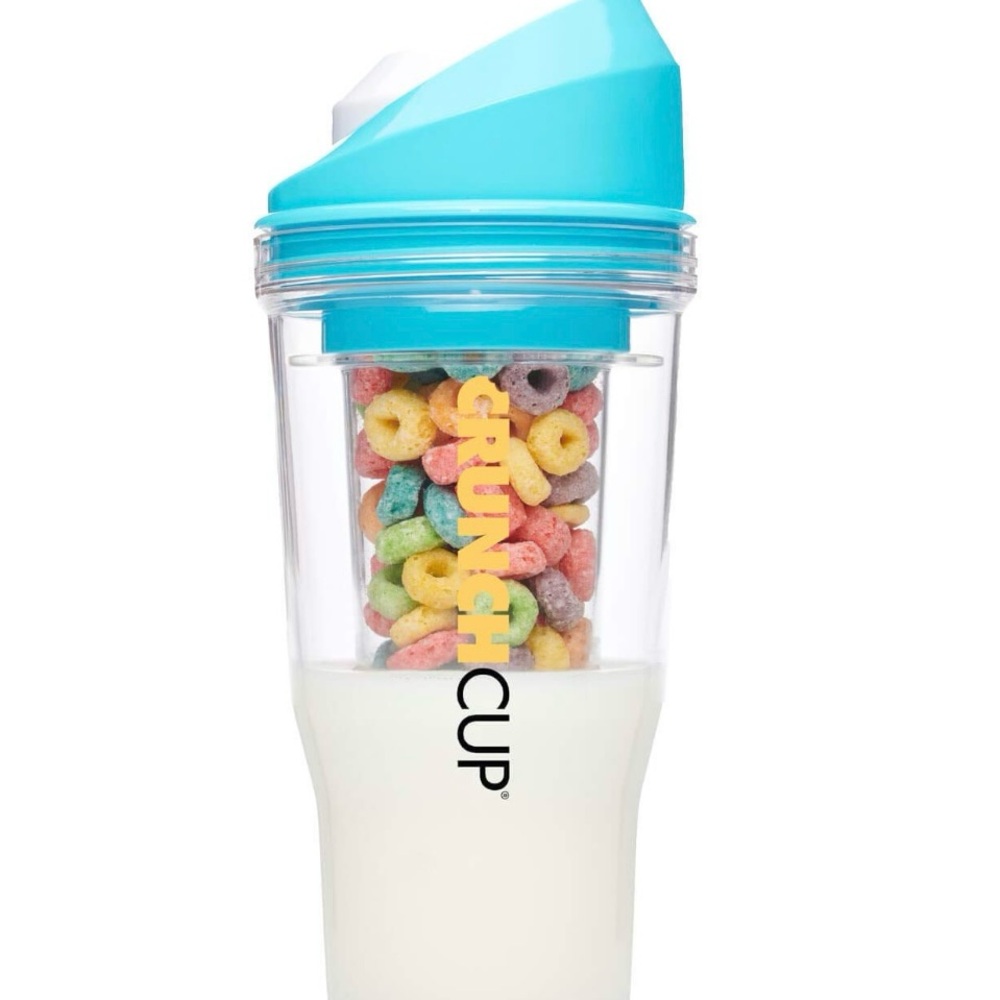 Cereal crunch cup blue color